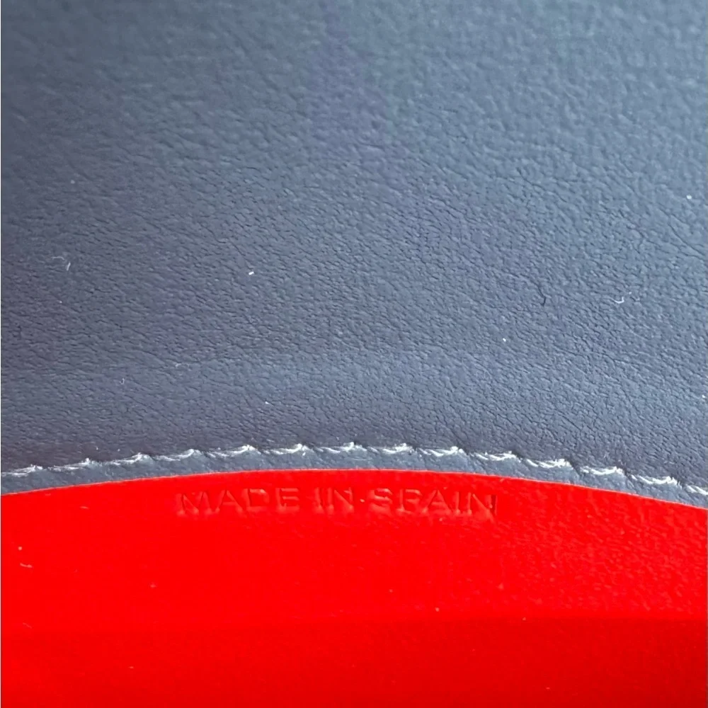 Christian Louboutin DENIM Paloma Embellished Clutch Wallet on Chain New in Box!